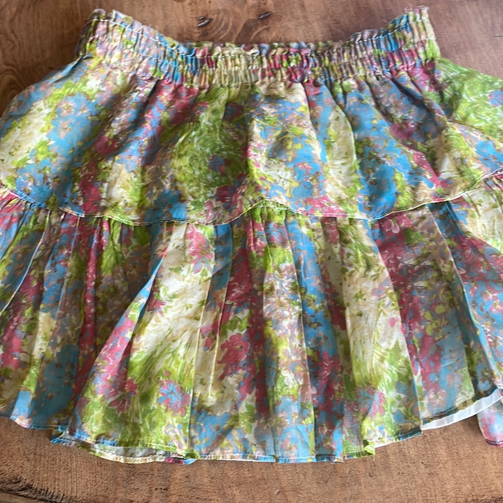 Love Shack Fancy mini skirt